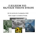 Teja Logar - potopisno predavanje: S kolesom pod najvišje vrhove Evrope