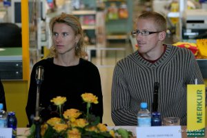 Tiskovna konferenca - Brigita Langerholc in Matic Osovnikar