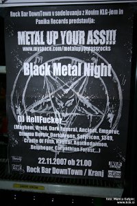 Metal Up Your Ass!!! - Black Metal Night