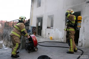 Požar na Kokrškem bregu